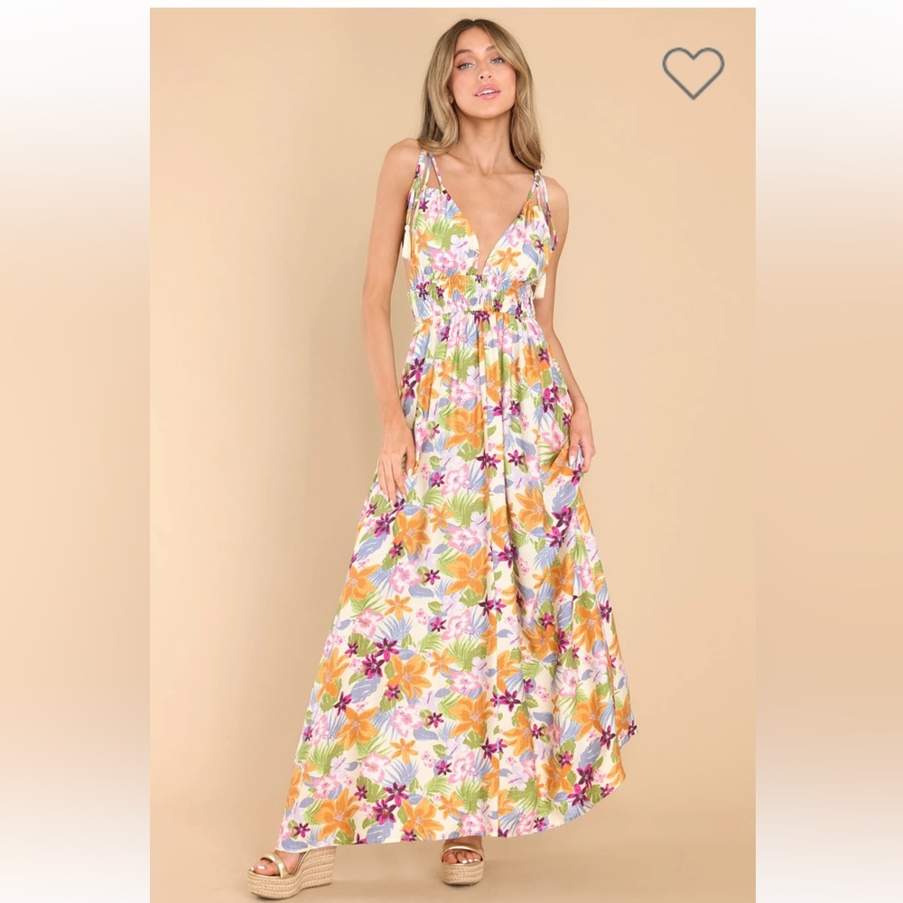 Red Dress Boutique - Days of Heaven Ivory Print Dress